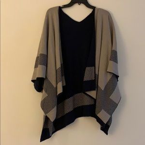 CAbi Reversible Wrap Sweater